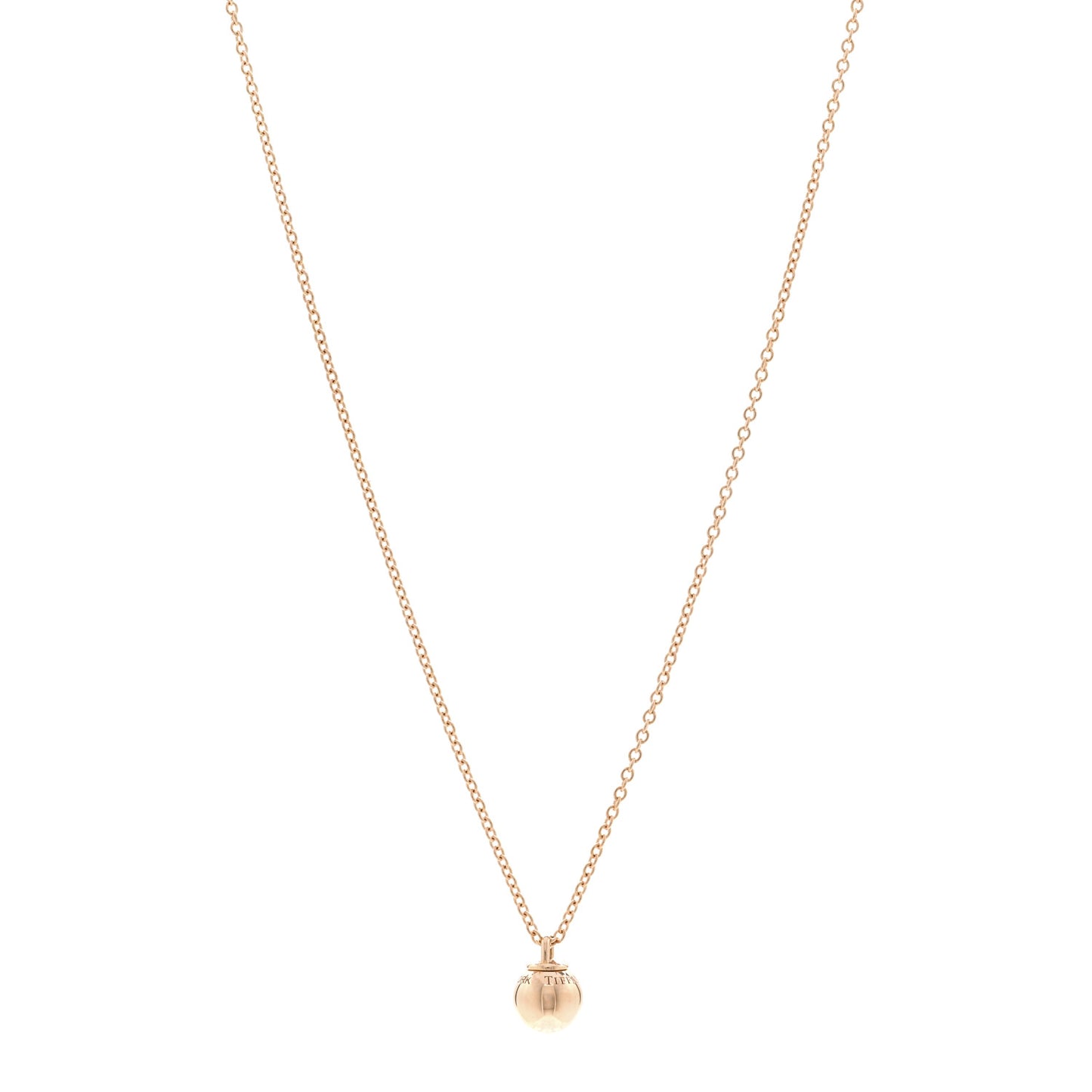 18K Rose Gold 8mm HardWear Ball Pendant Necklace