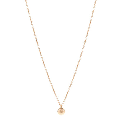 Tiffany 18K Rose Gold 8mm HardWear Ball Pendant Necklace 1 of 5