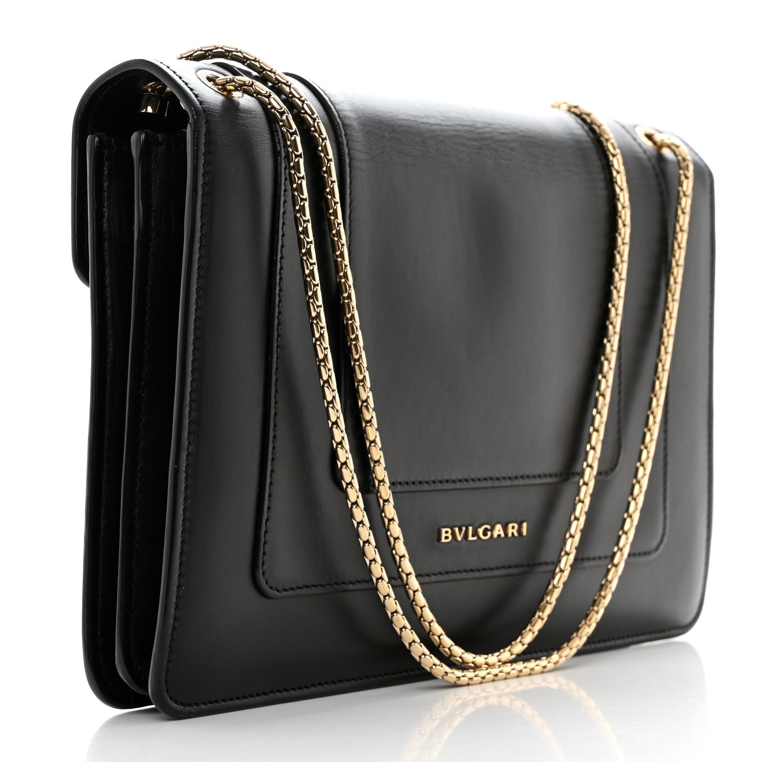 Bulgari Calfskin Serpenti Forever Crossbody Bag Black 4 of 11