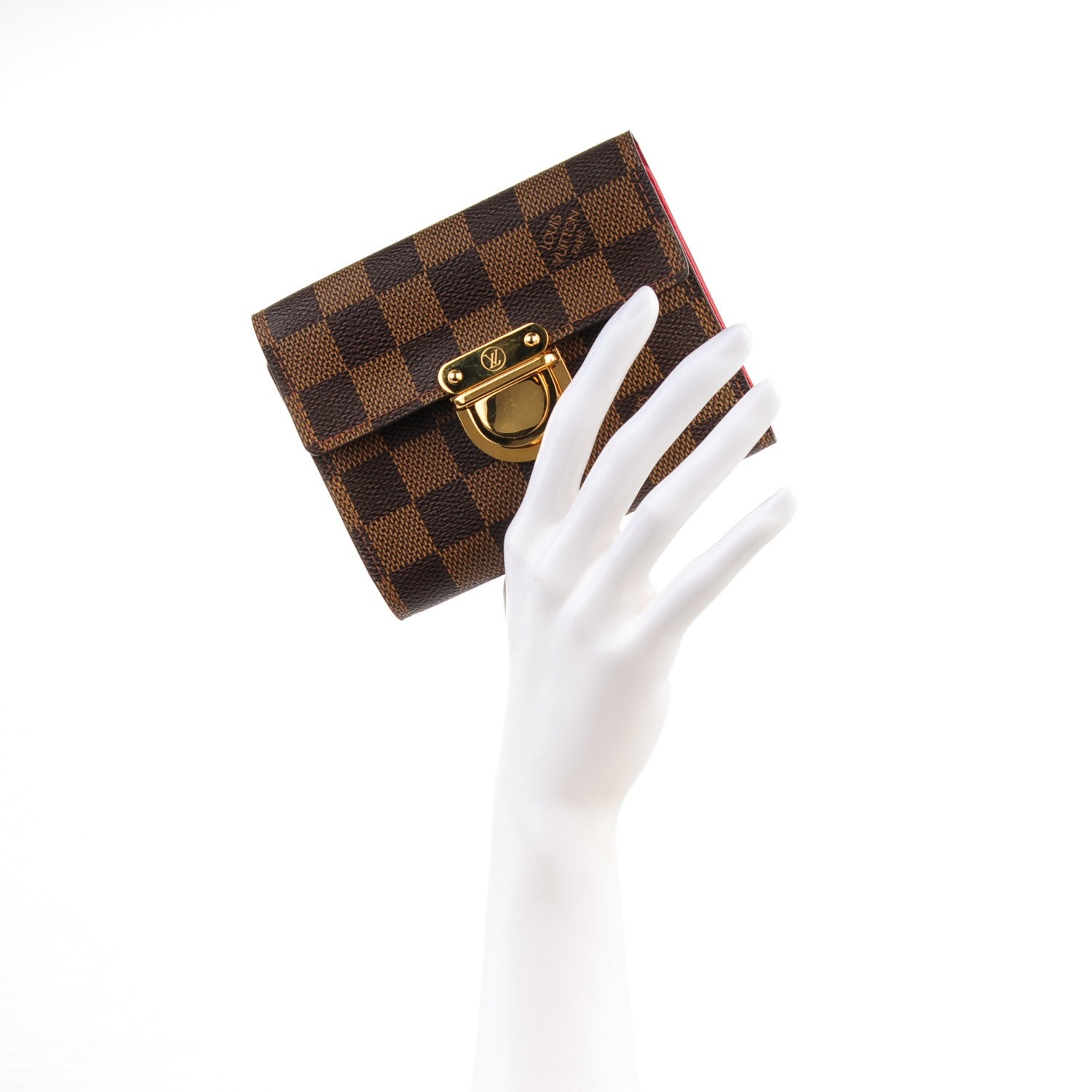 Louis Vuitton Damier Ebene Koala Compact Wallet 2 of 8