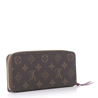 Louis Vuitton Monogram Clemence Wallet Fuchsia 3 of 9