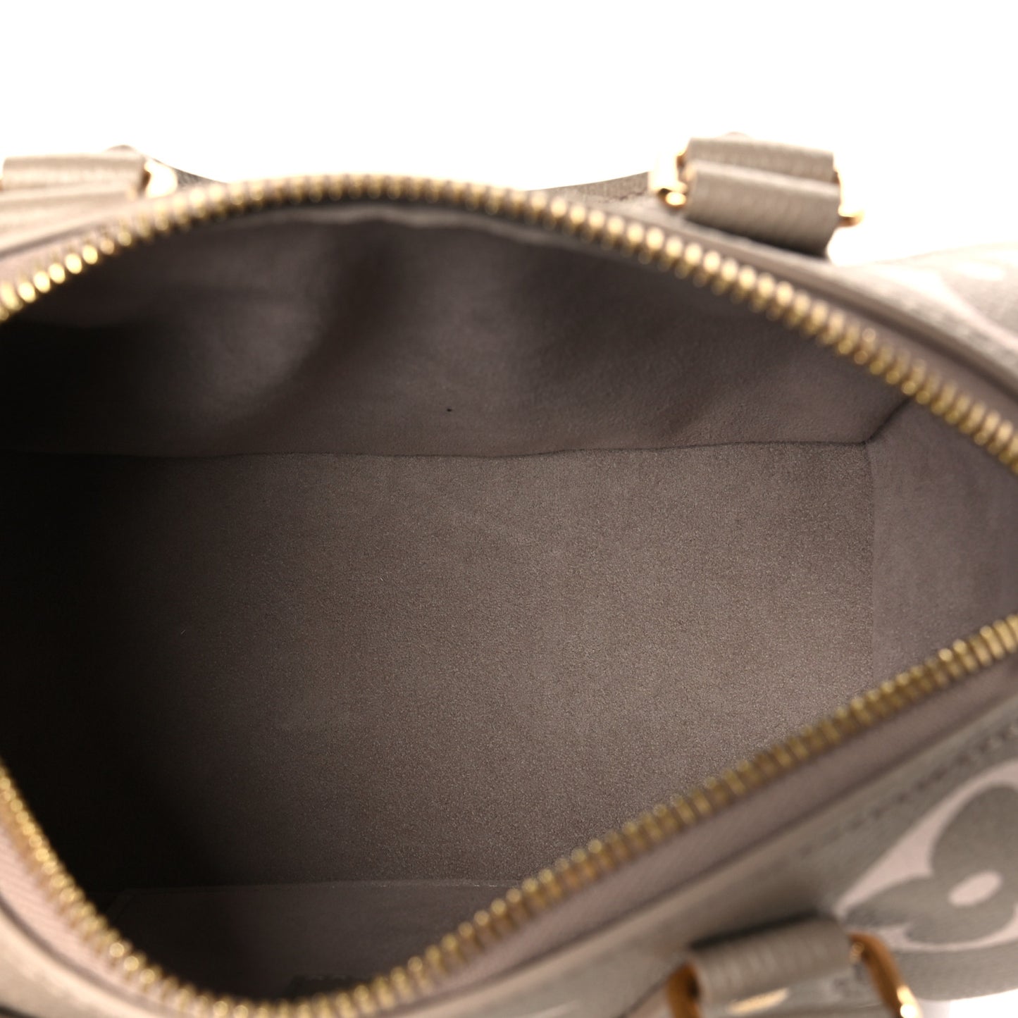 Empreinte Monogram Giant Speedy Bandouliere 20 Creme Beige