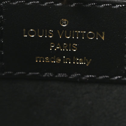 Louis Vuitton Raffia Petit Bucket Black 6 of 9
