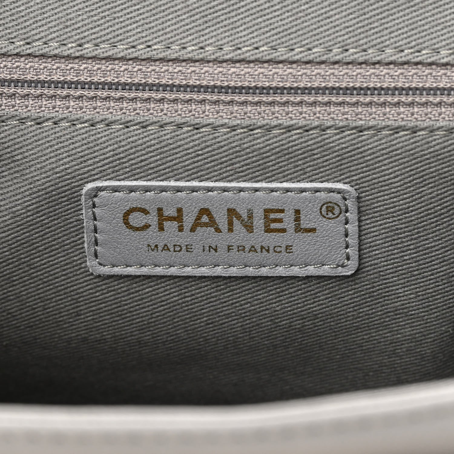 Chanel Caviar Quilted Large Business Affinity Flap Grey 6 of 16