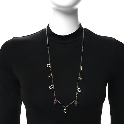Gucci Silver Interlocking G Strawberry Pendant Necklace 2 of 5