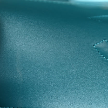 Chanel Alligator Medium Double Flap Blue 10 of 11