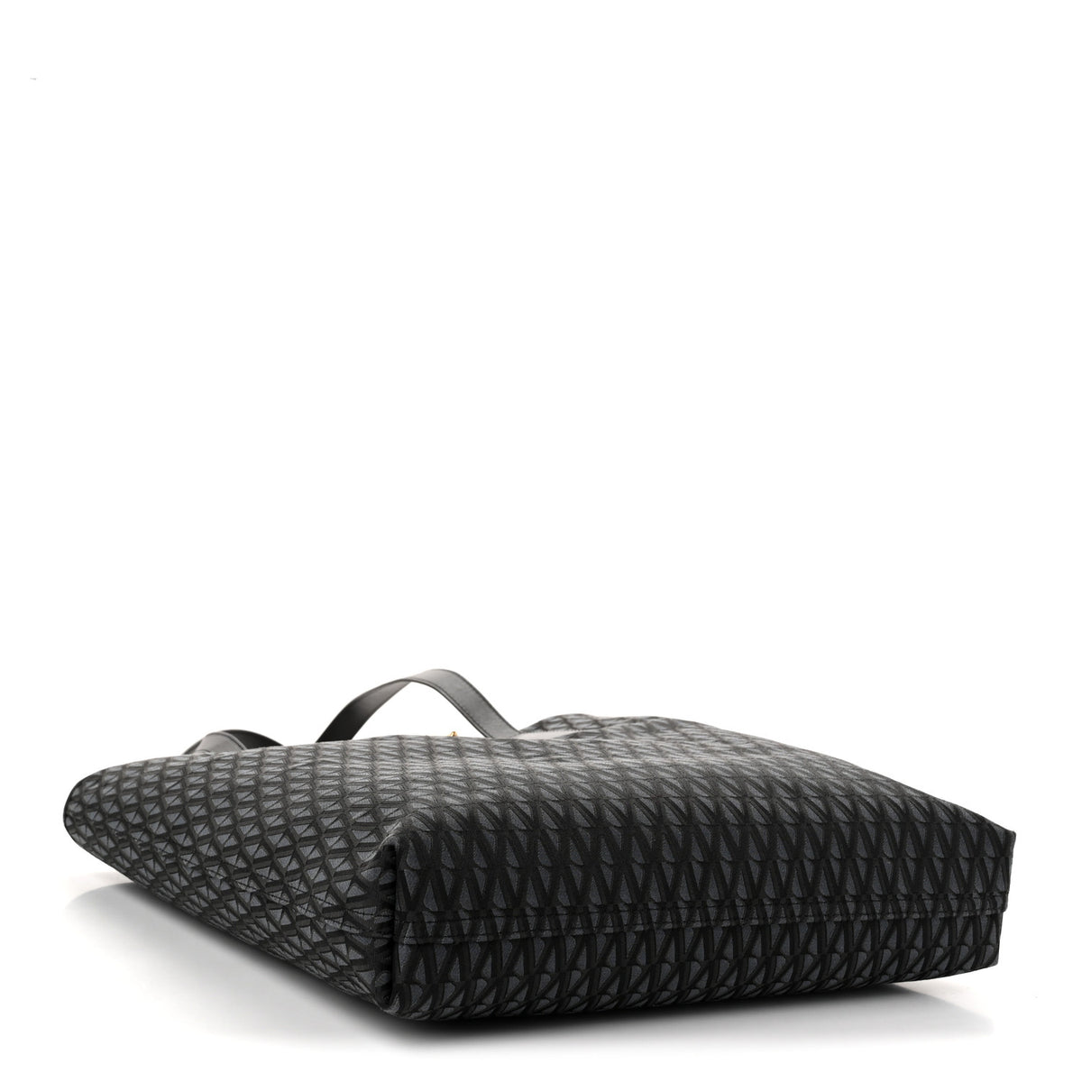 Fabric Jacquard Calfskin La Medusa Tote  Black