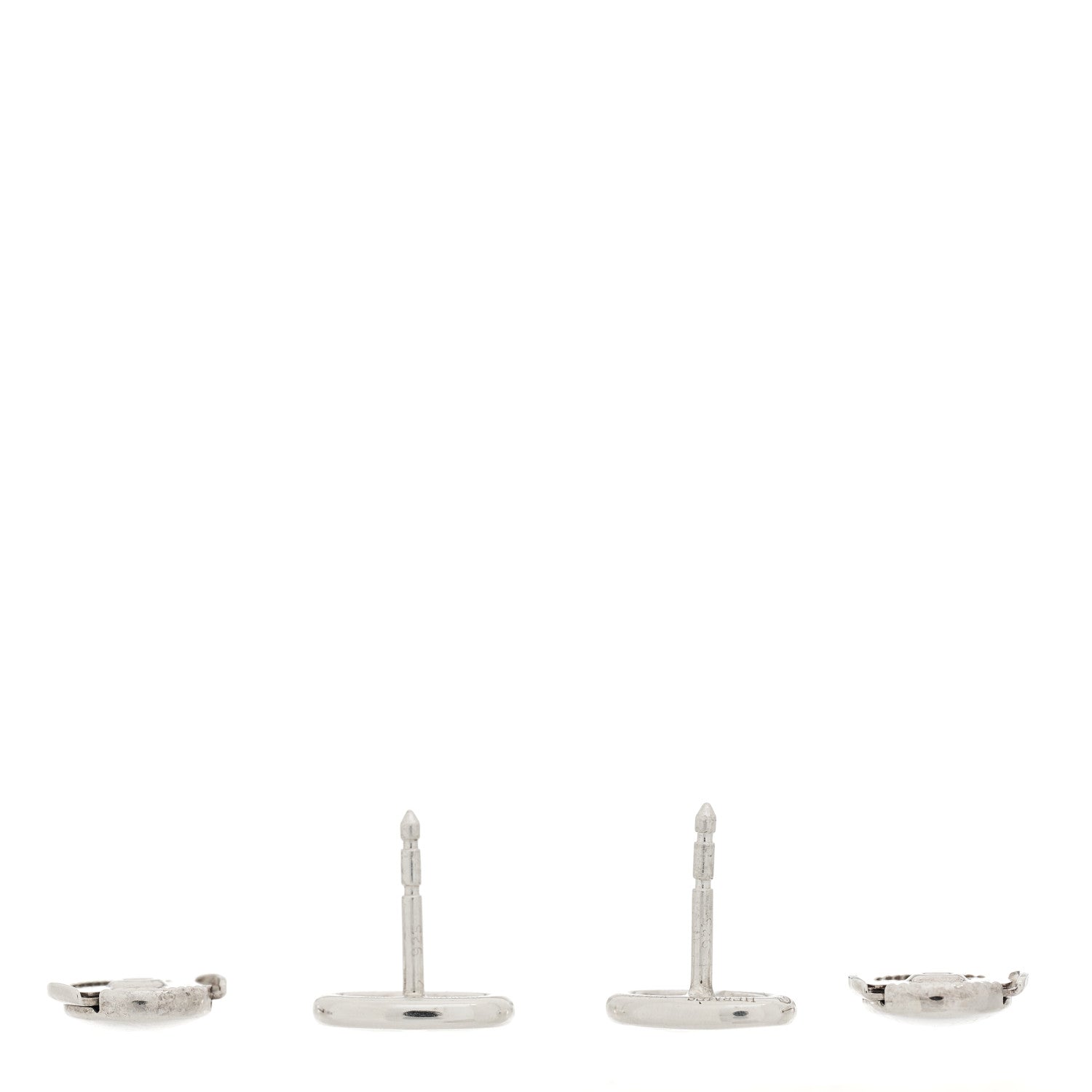 Hermes Sterling Silver TPM Farandole Earrings 3 of 5