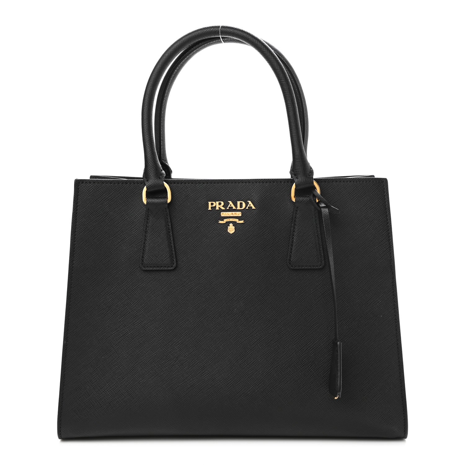 Prada Saffiano Tote Black 1 of 9