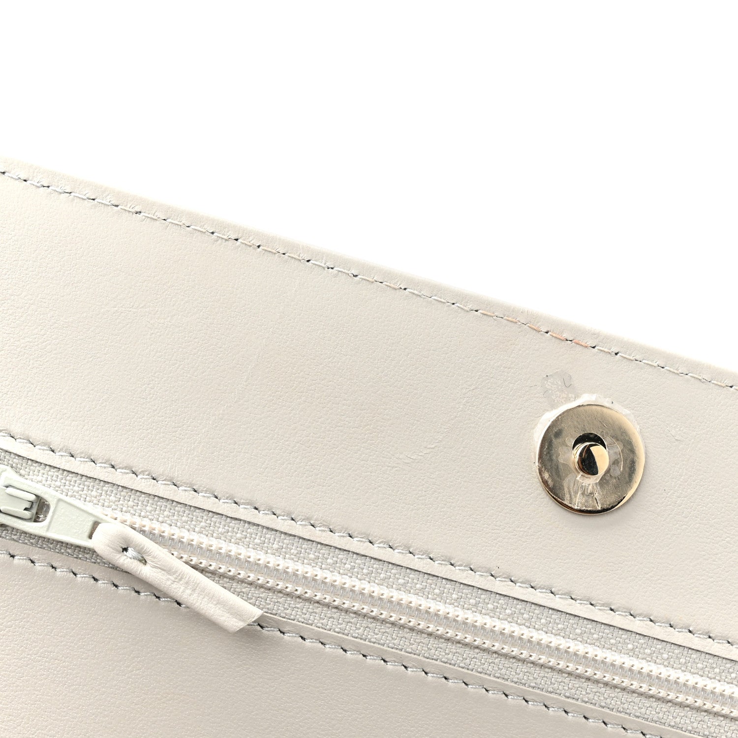 Chanel Caviar Quilted Boy Wallet On Chain WOC Grey 15 of 16