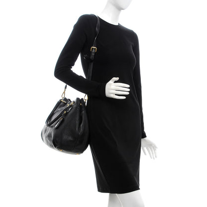 Prada Vitello Daino Shoulder Bag Black 2 of 7