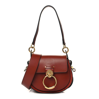 Chloe Calfskin Small Tess Bag Sepia Brown 1 of 6