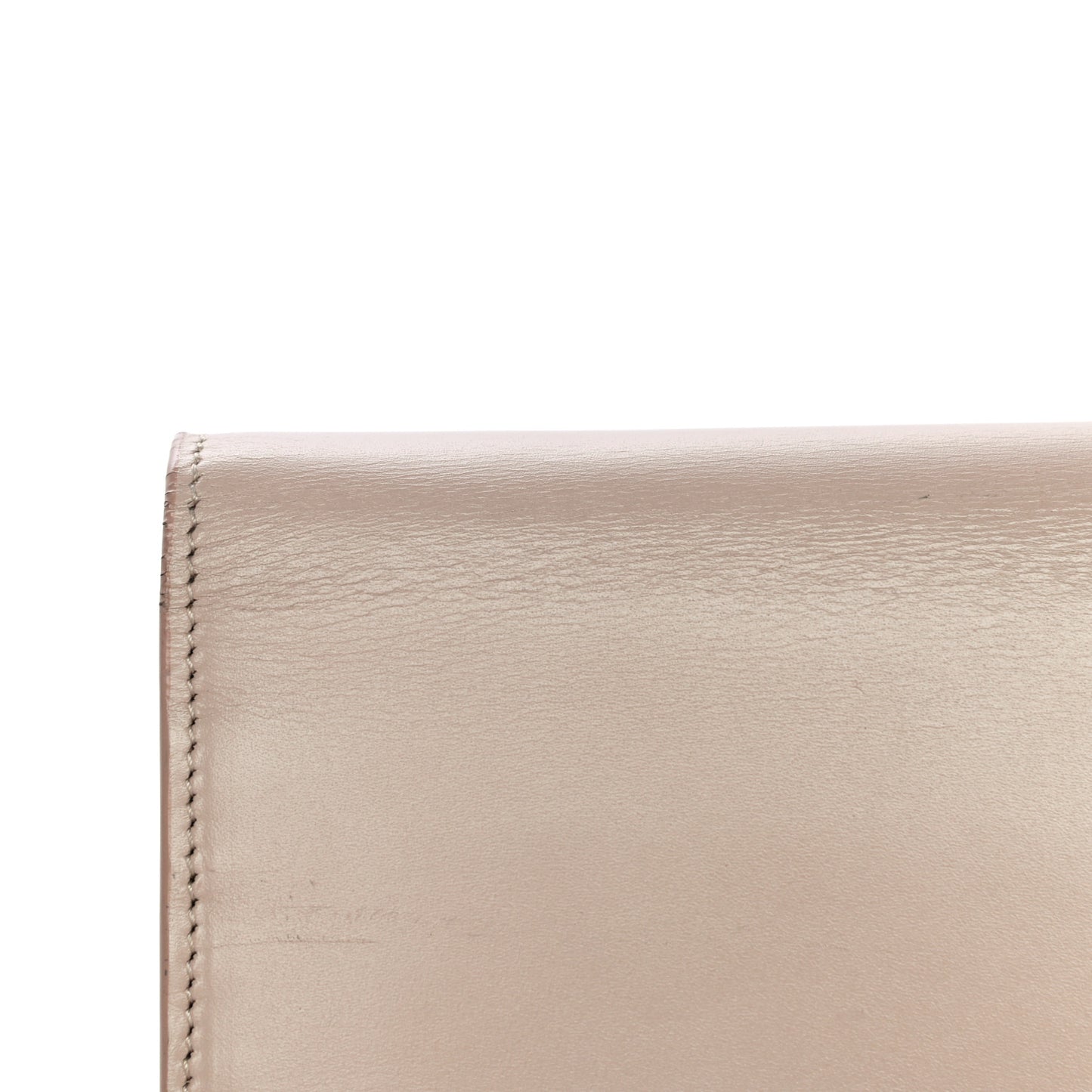 Smooth Calfskin Classic Monogram Kate Tassel Chain Wallet Nude Powder