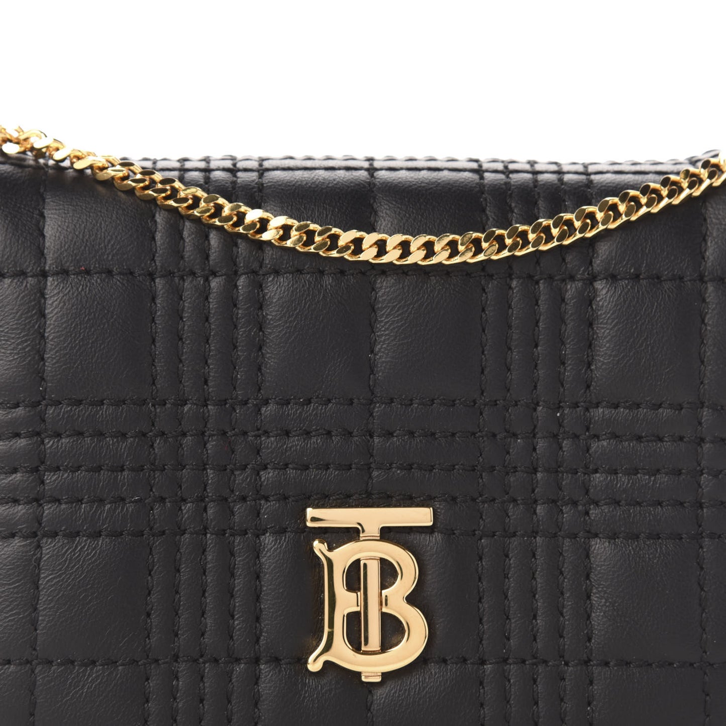 Lambskin Quilted Micro Lola Bag Black