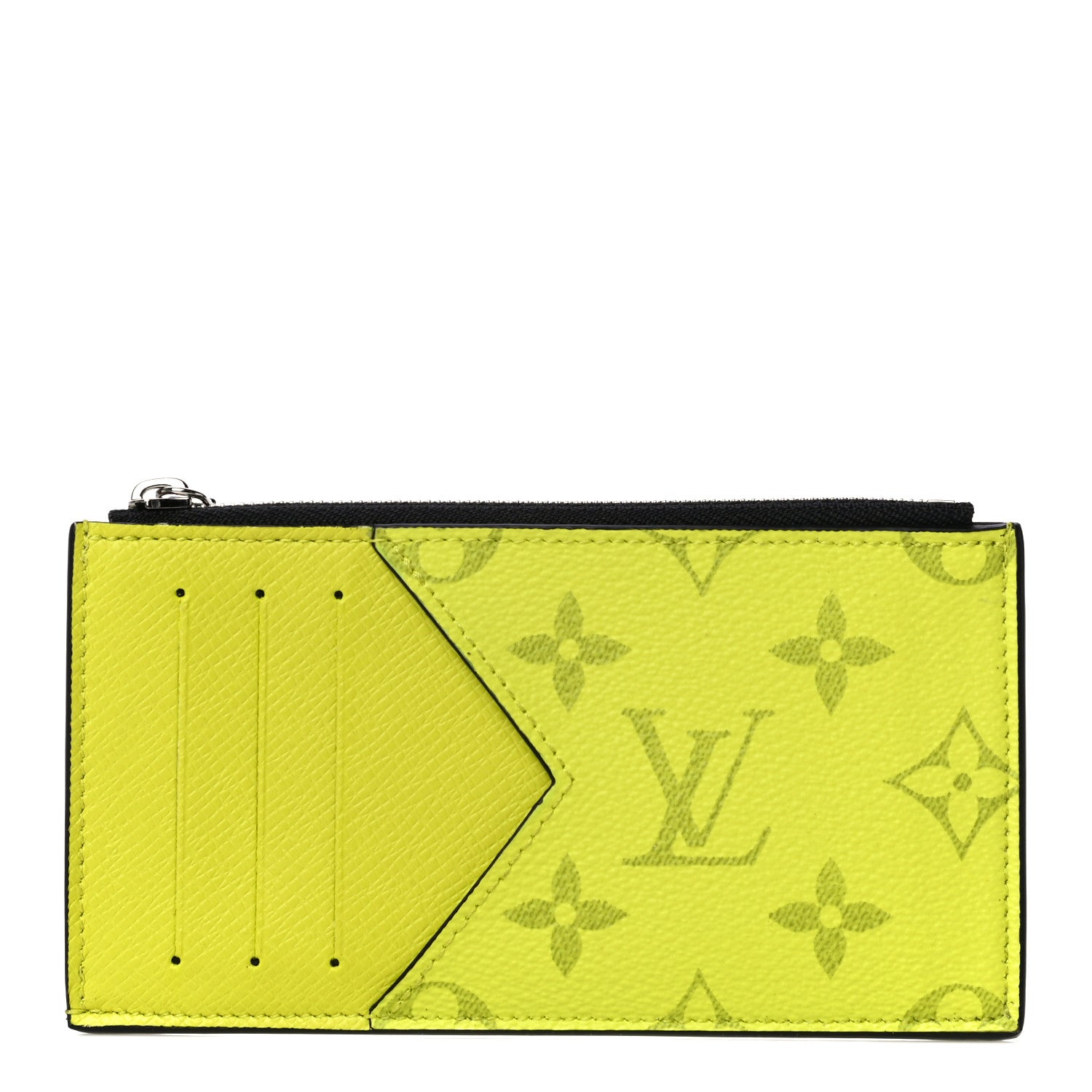 Louis Vuitton Monogram Taiga Coin Card Holder Yellow 1 of 10