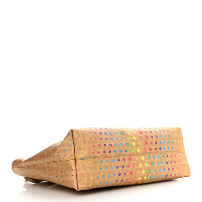 Fendi Zucca Perforated Dots Medium Roll Tote Multicolor 4 of 10