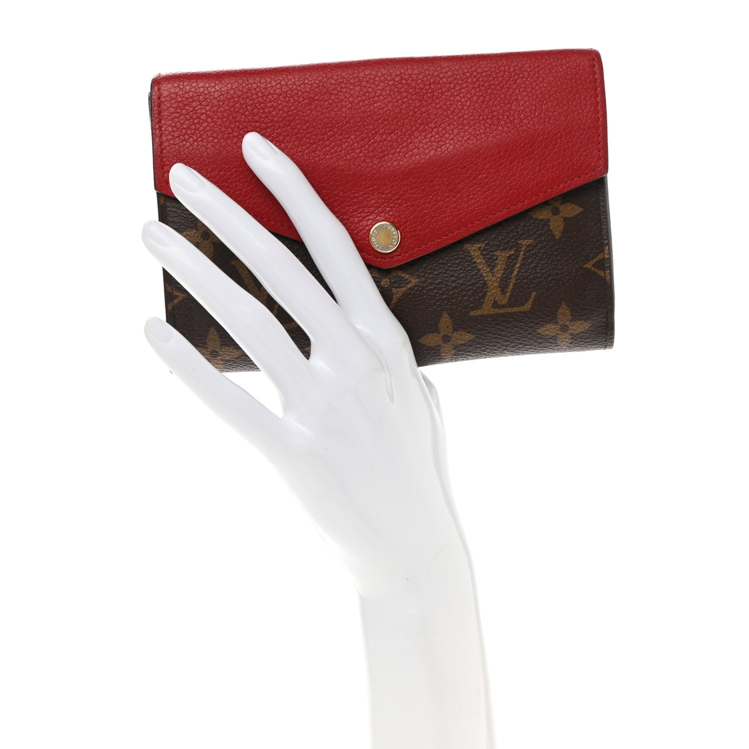 Louis Vuitton Monogram Pallas Compact Wallet Cherry 2 of 7
