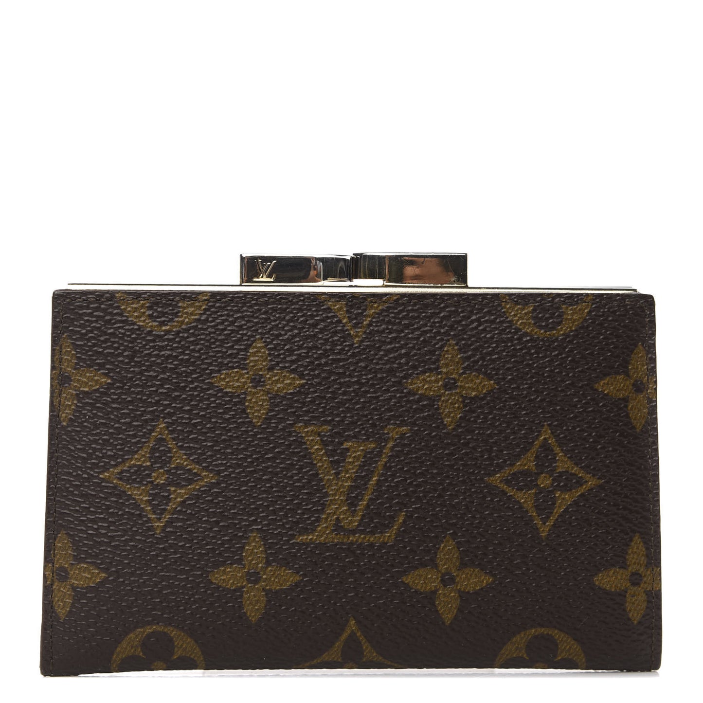 Monogram French Kiss Lock Coin Purse