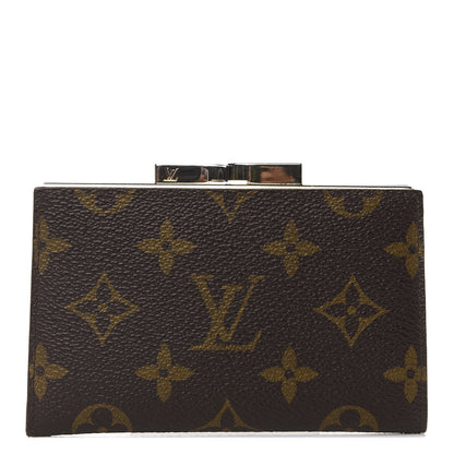 Louis Vuitton Monogram French Kiss Lock Coin Purse 1 of 8