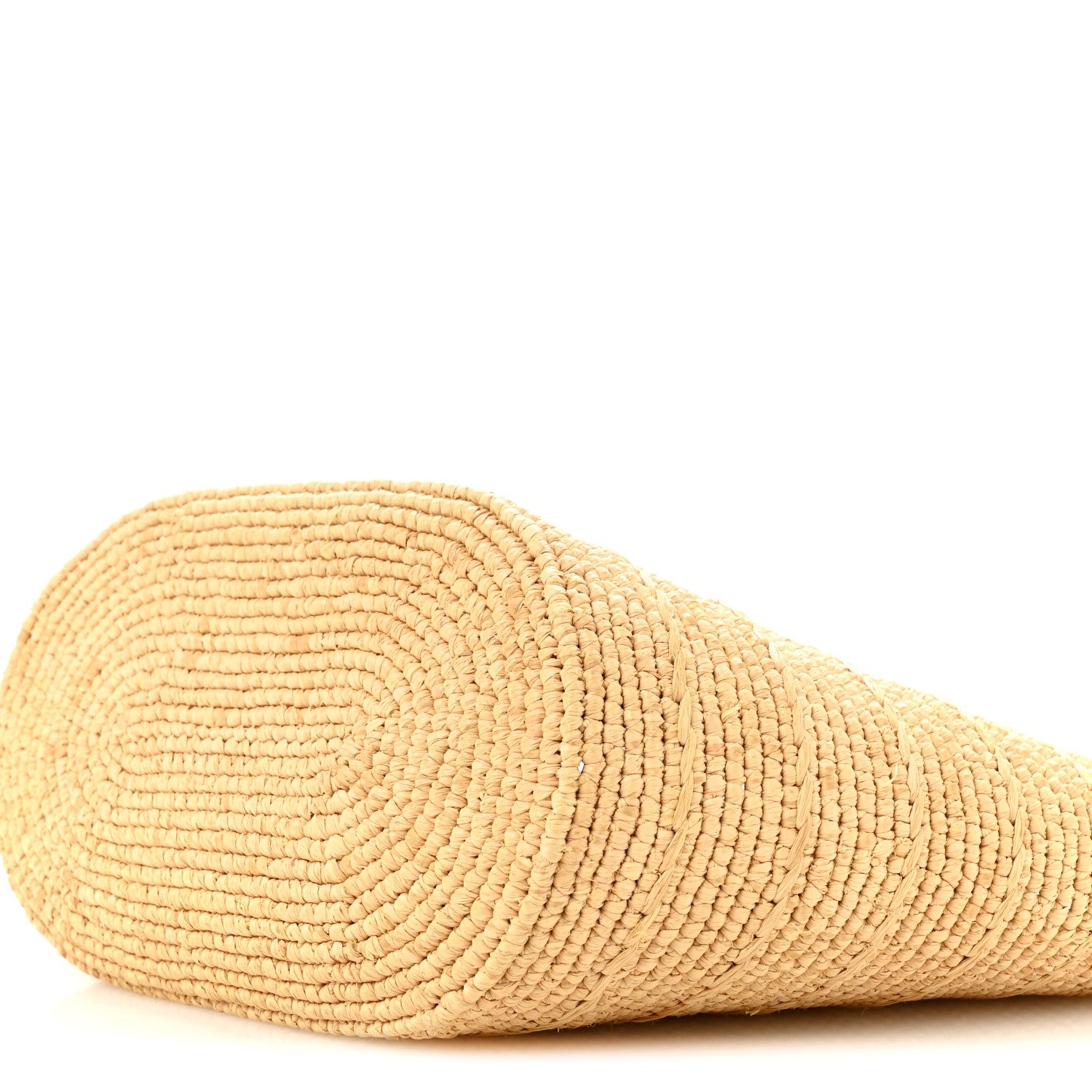 Celine Raffia Calfskin Triomphe Teen Panier Tan 11 of 12