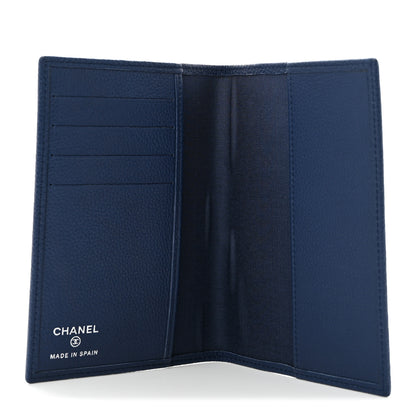 Chanel Calfskin Passport Holder Navy 5 of 8
