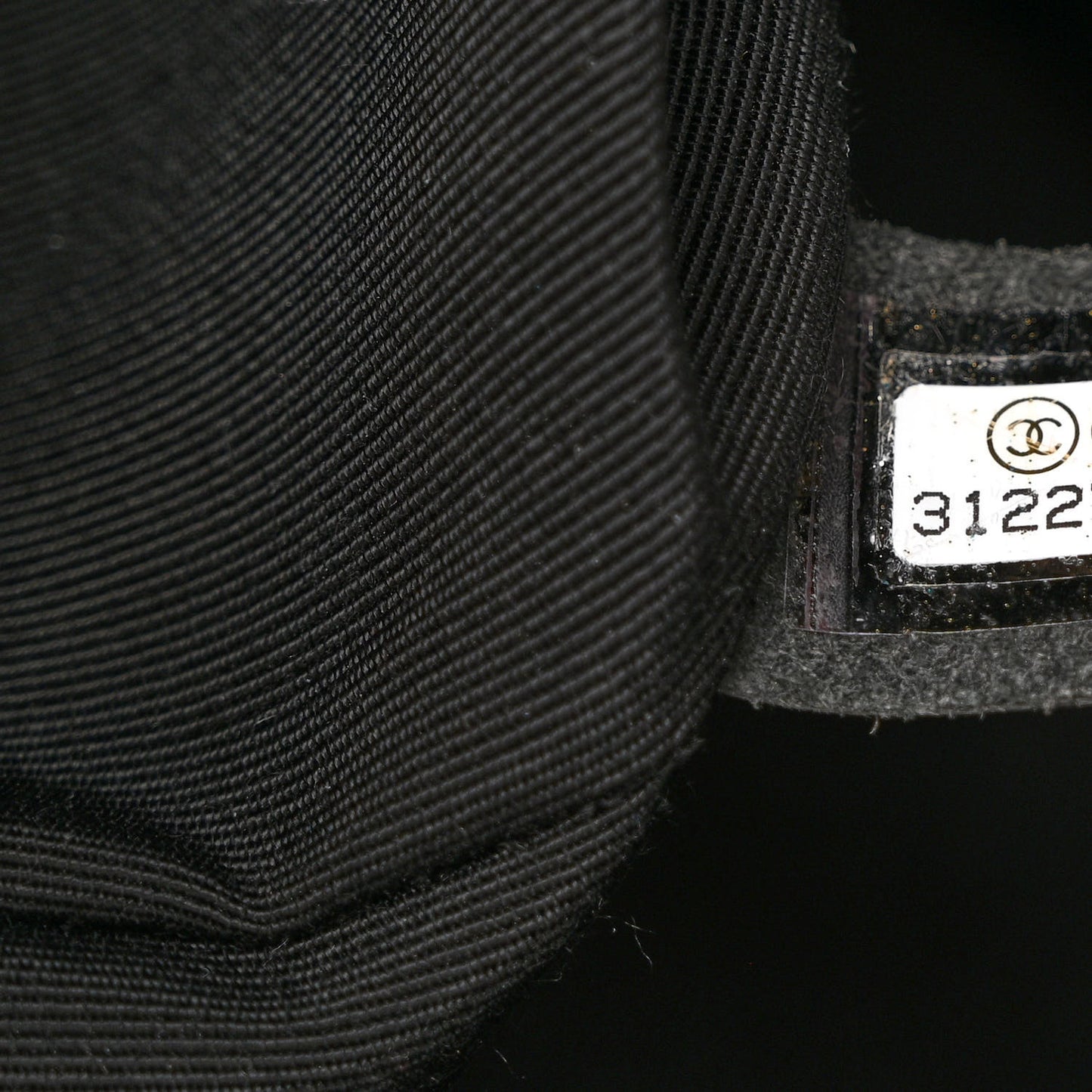 Glazed Calfskin Stitched Shopping Tote Black