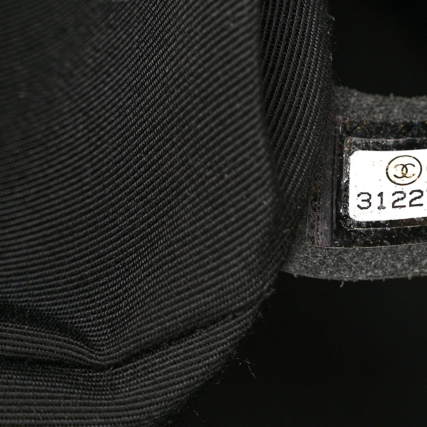 Chanel Glazed Calfskin Stitched Shopping Tote Black 9 of 12