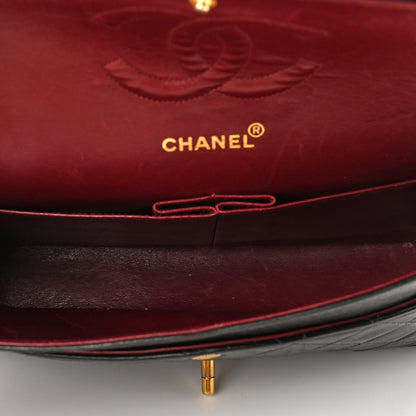 Chanel Lambskin Quilted Medium Double Flap Black 5 of 10