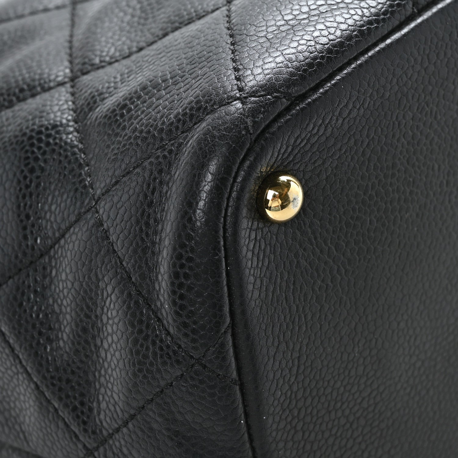 Chanel Caviar Quilted CC Timeless Soft Tote Black 8 of 11