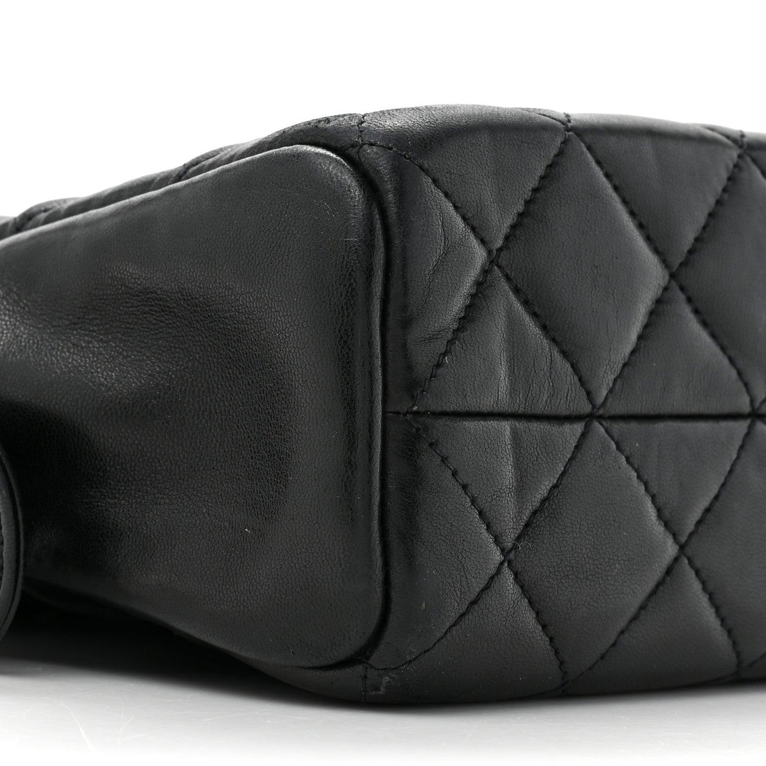 Chanel Lambskin Quilted Large Camera Case Black 11 of 16