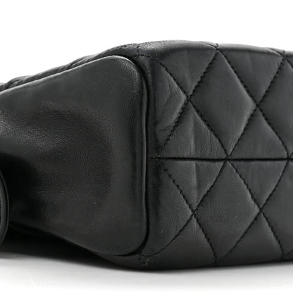 Chanel Lambskin Quilted Large Camera Case Black 11 of 16