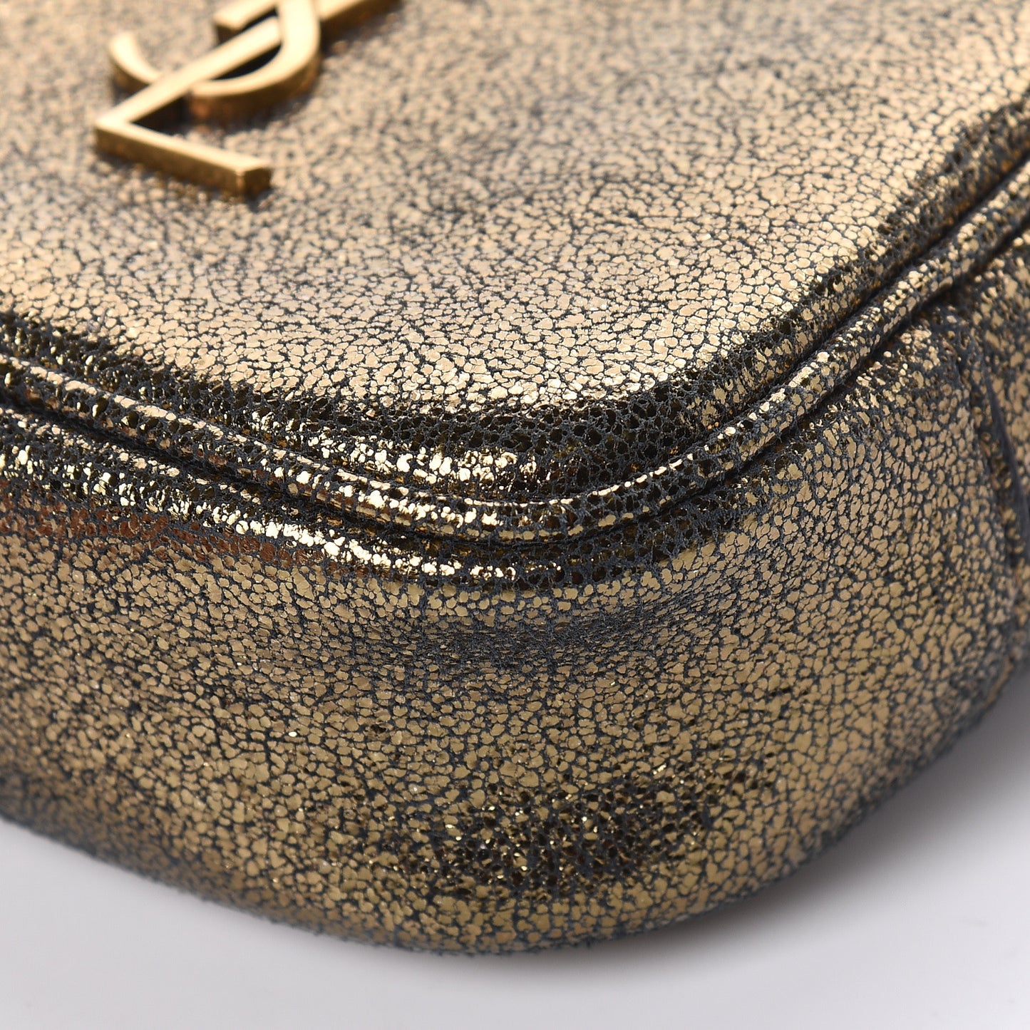 Lame Nappa Star 3D Monogram Blogger Bag Moss
