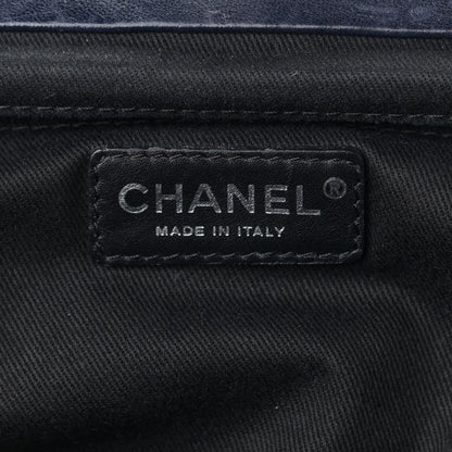 Chanel Lambskin Quilted Ritz Flap Bag Navy 6 of 10