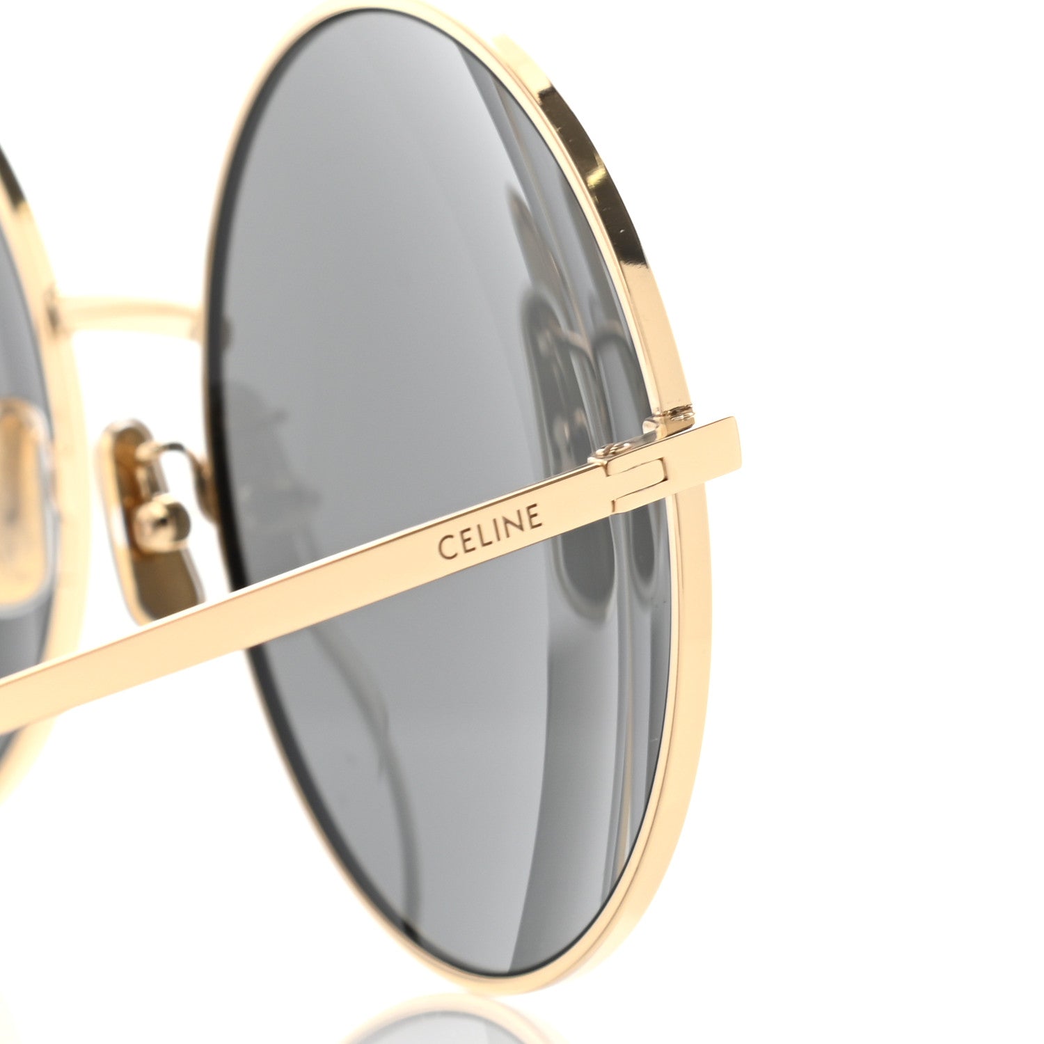 Celine Round Sunglasses CL40076 Gold 5 of 9