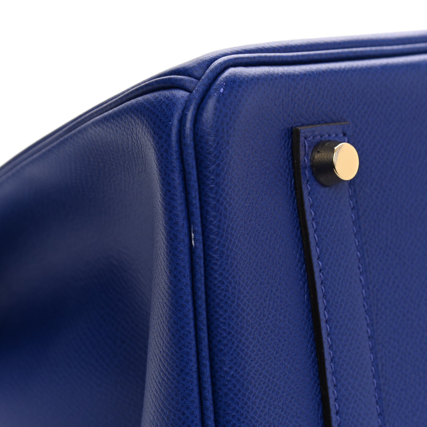 Epsom Birkin 35 Bleu Electrique