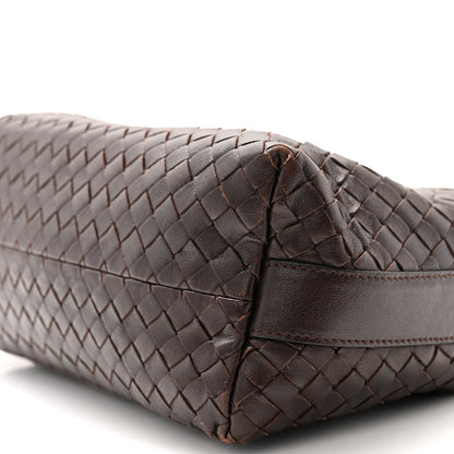 Bottega Veneta Nappa Intrecciato Large Cosmetic Case Ebano 10 of 12