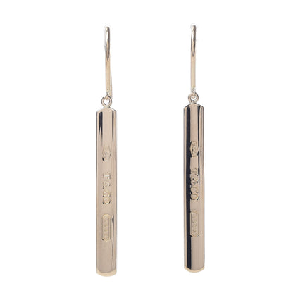 Tiffany 18K Yellow Gold 1837 Bar Drop Earrings 1 of 3