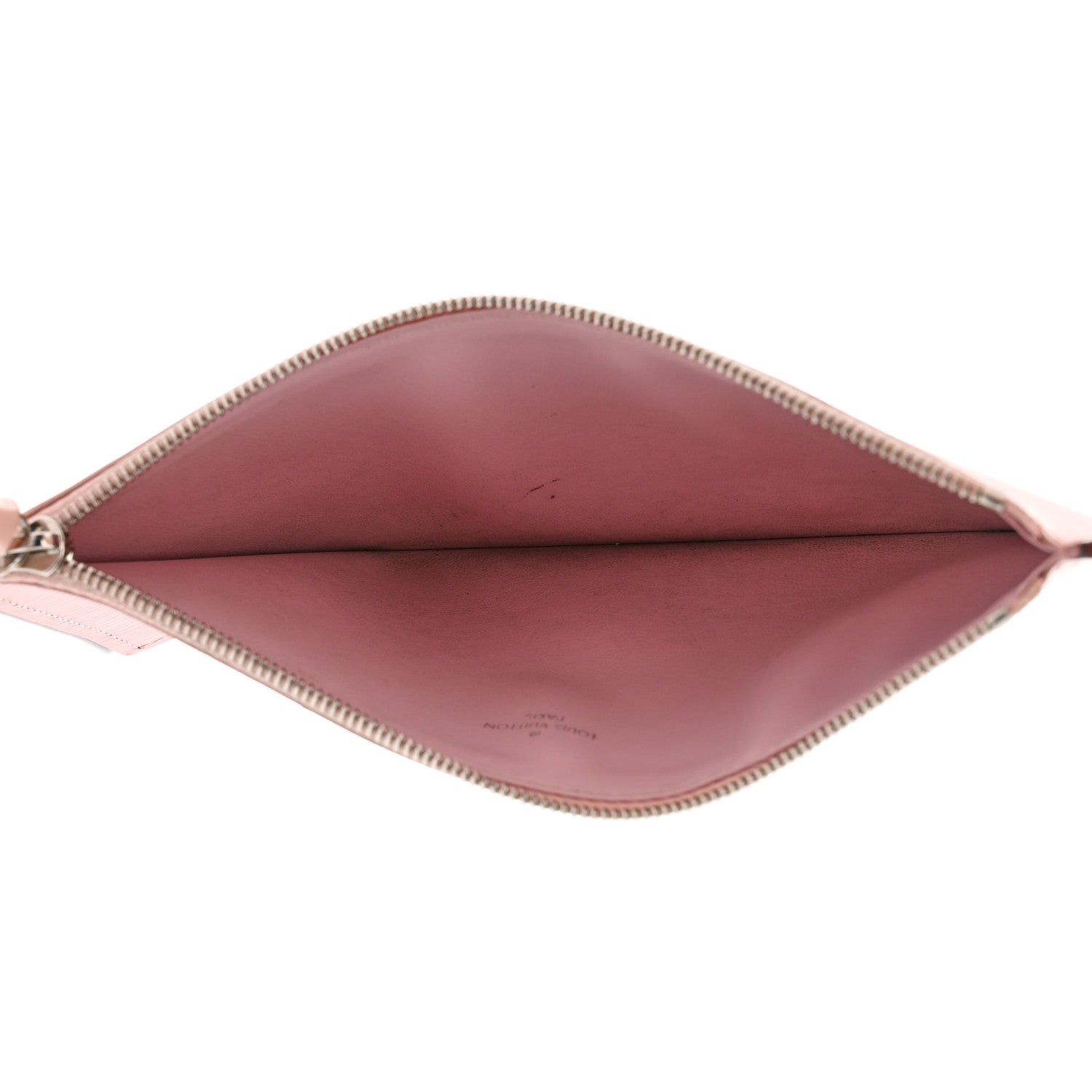 Louis Vuitton Epi Felicie Chain Wallet Zippered Insert Rose Ballerine 6 of 8