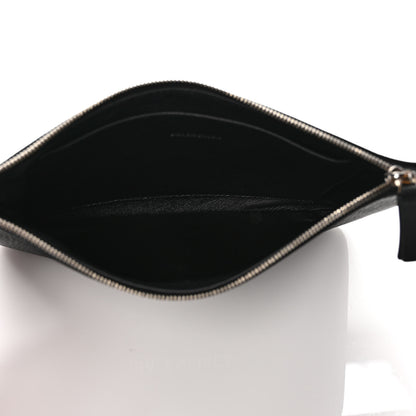Balenciaga Calfskin Large Everyday Zip Pouch Black 5 of 7