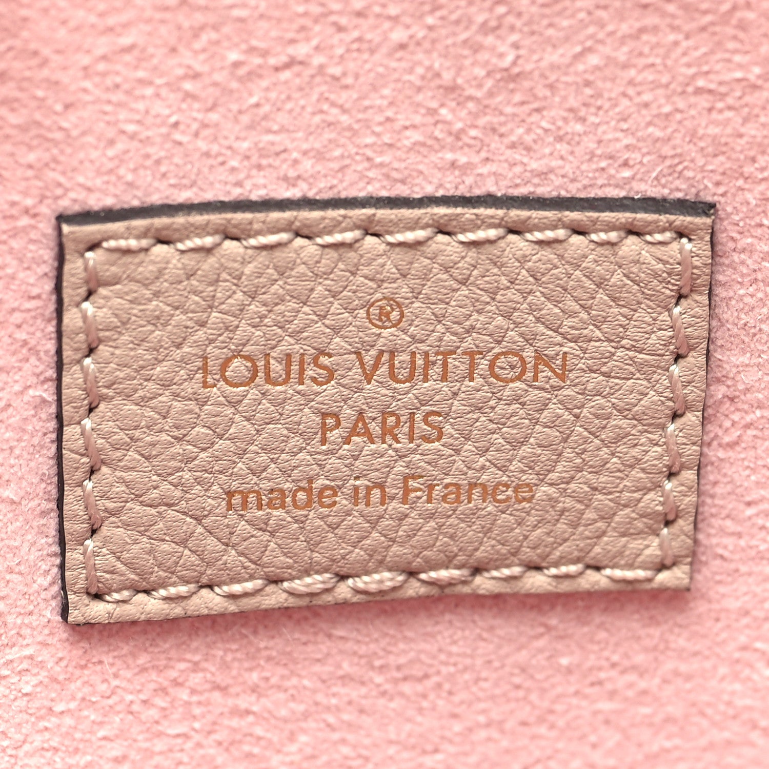 Louis Vuitton Grained Calfskin Lockme Shopper Greige 8 of 11