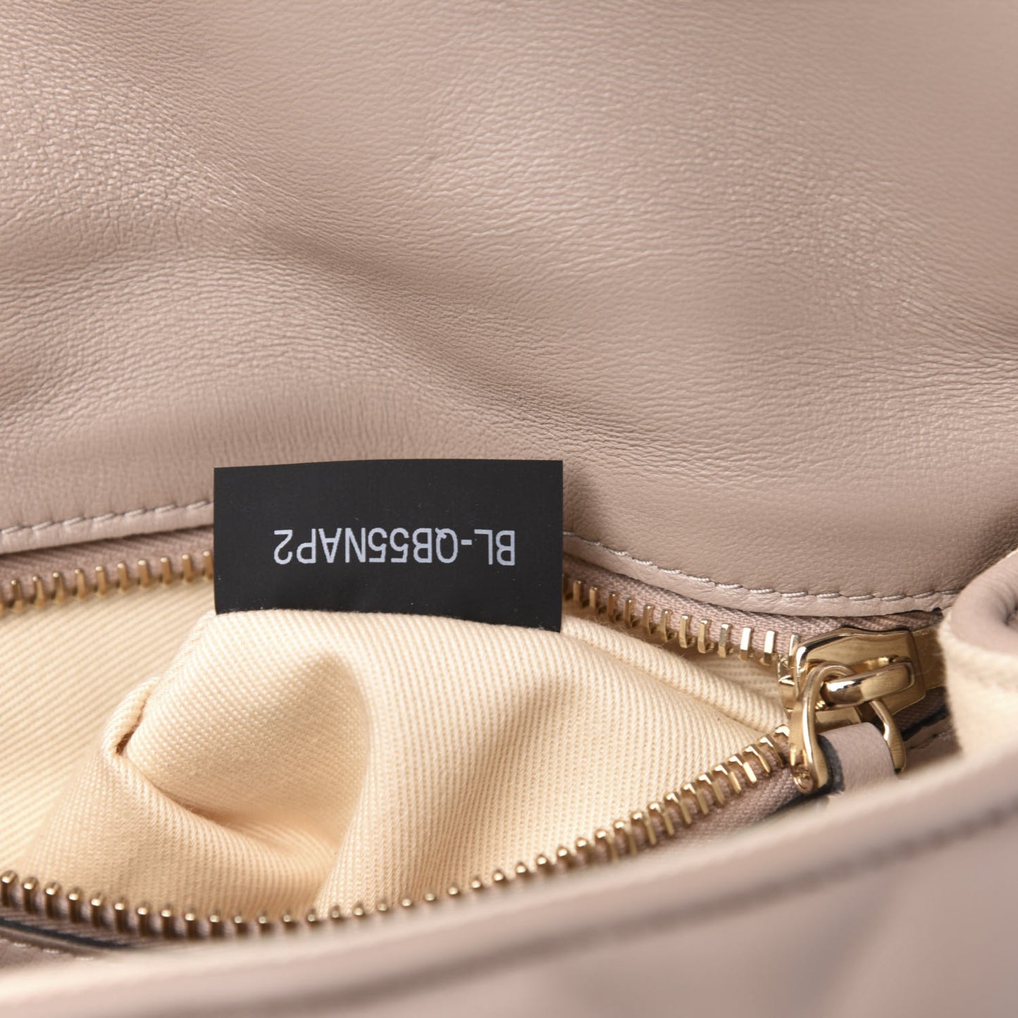Nappa Medium Candystud Top Handle Bag Poudre