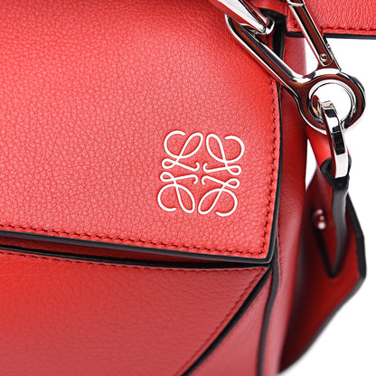 Loewe Calfskin Medium Puzzle Bag Scarlet 9 of 9