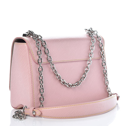 Louis Vuitton Epi Twist Shoulder Bag MM Rose Ballerine 3 of 13