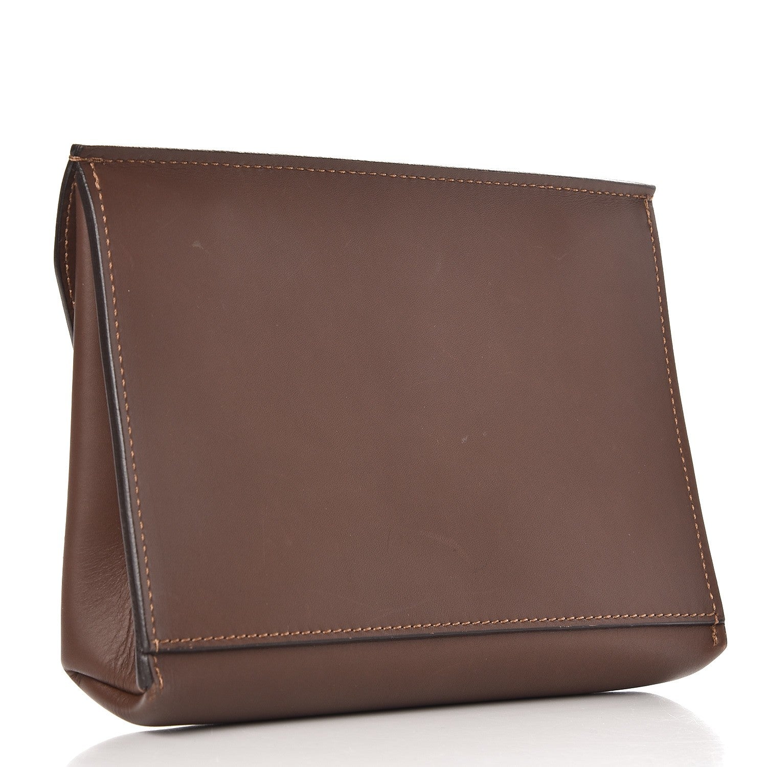 Celine Natural Calfskin Companion Pouch Acajou 3 of 7