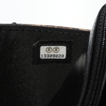 Chanel Python Wallet On Chain WOC Black and Gold 7 of 9
