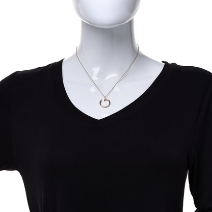 Cartier 18K Pink Gold Diamond Juste Un Clou Pendant Necklace 2 of 6