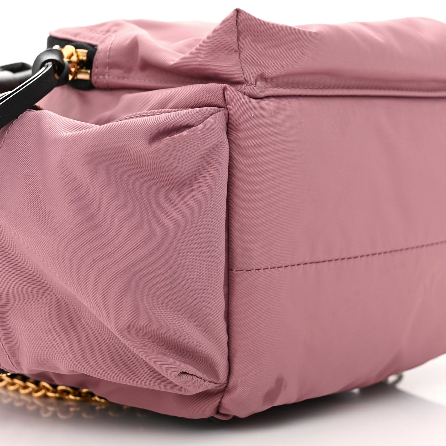 Nylon Medium Rucksack Backpack Mauve Pink