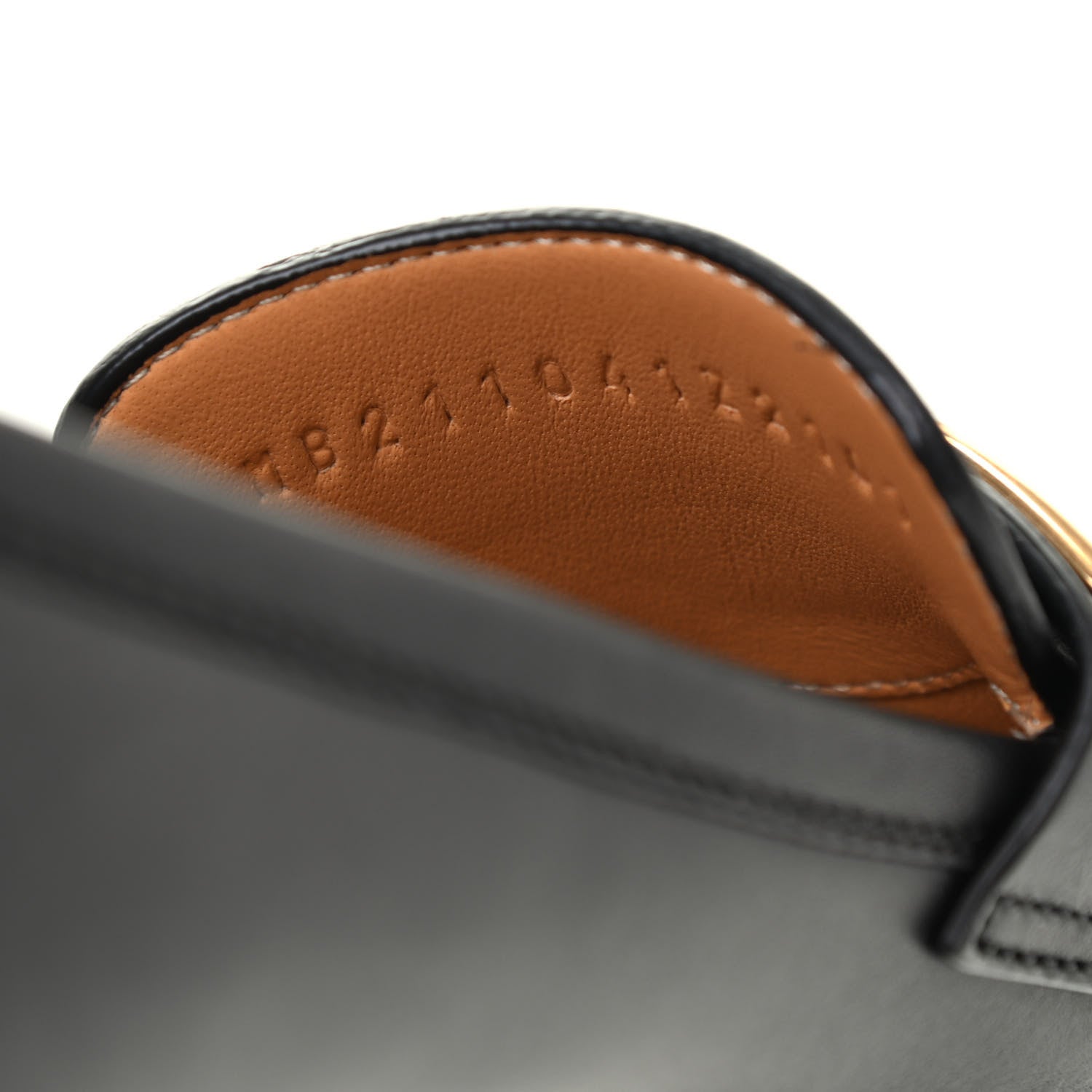 Hermes Calfskin Womens Colette Loafers 36 Black 8 of 8