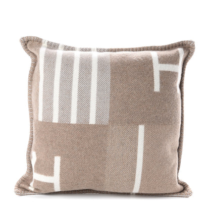 Hermes Wool Cashmere Avalon Vibration Pillow PM Coco Camomille 1 of 3