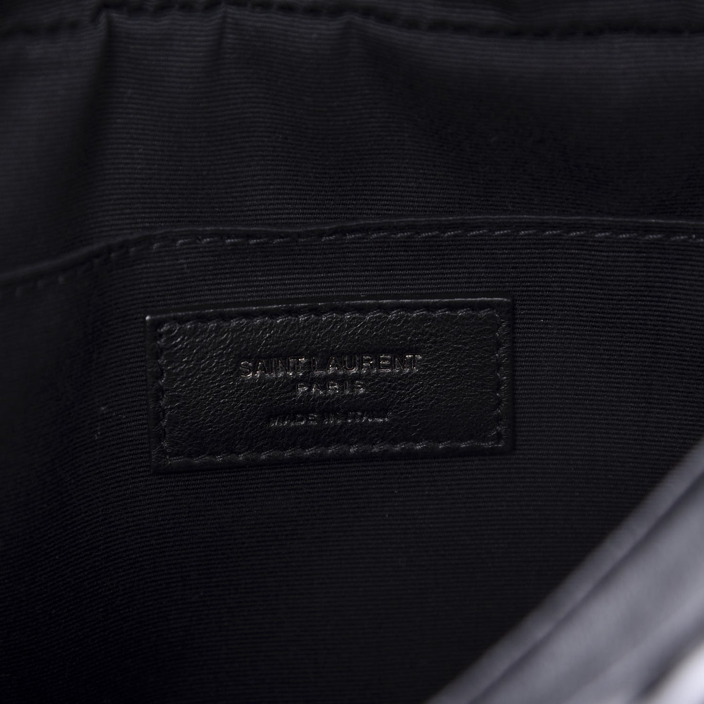 Calfskin Matelasse Monogram Lou Camera Bag Black